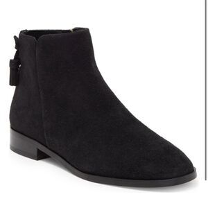 Kate Spade Women’s Saddle Bootie in Black Suede Size 6B Charms Included NWOB
